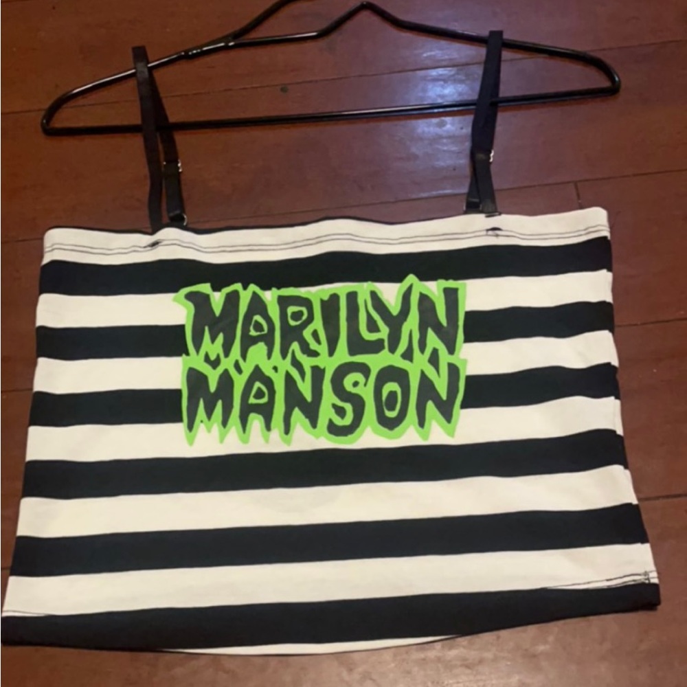 *SOLD* Unreleased Marilyn Manson x Dolls Kill Crop Tank Top Size Medium